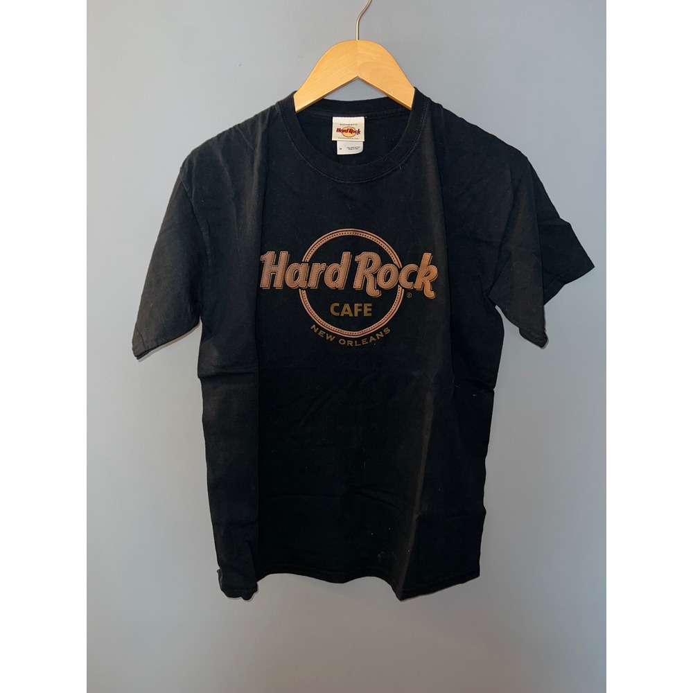 Hard Rock Cafe New Orleans Graphic T-Shirt‎ Black Mens Medium Souvenir Tee